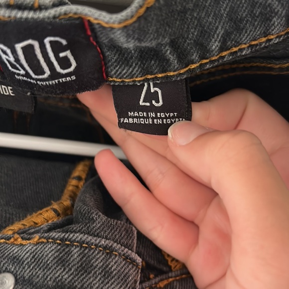 urban black wide leg skater jeans - Picture 3 of 3